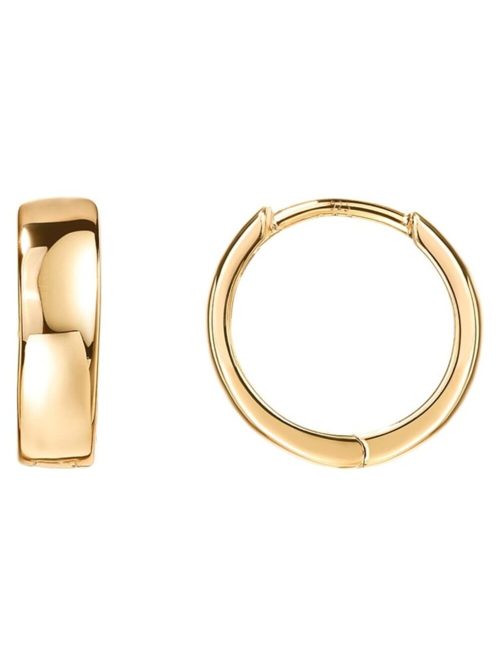 14K Gold Plated Huggie Hoop Earrings Small Hoops for Women Hypoallergenic